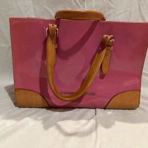 Dooney & Bourke Pink and Brown Tote